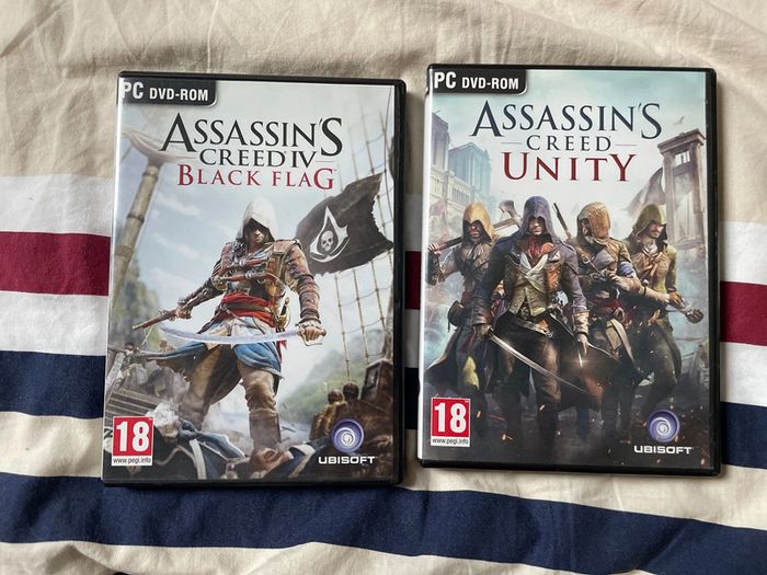 Lot de 2 assassin’s creed pc