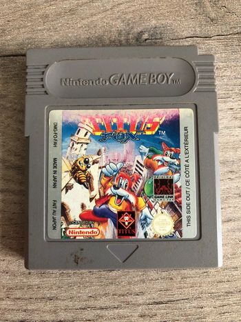 Jeux Nintendo Game boy titus fox