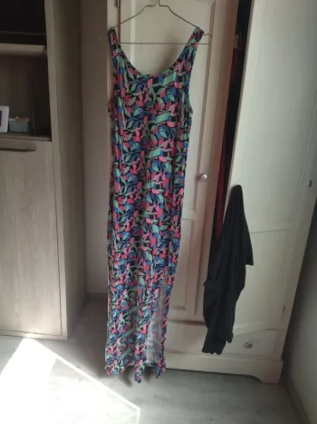Robe longue bretelle