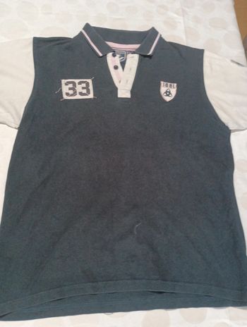 Tee shirt Polo homme manches courtes Girondins de Bordeaux taille L