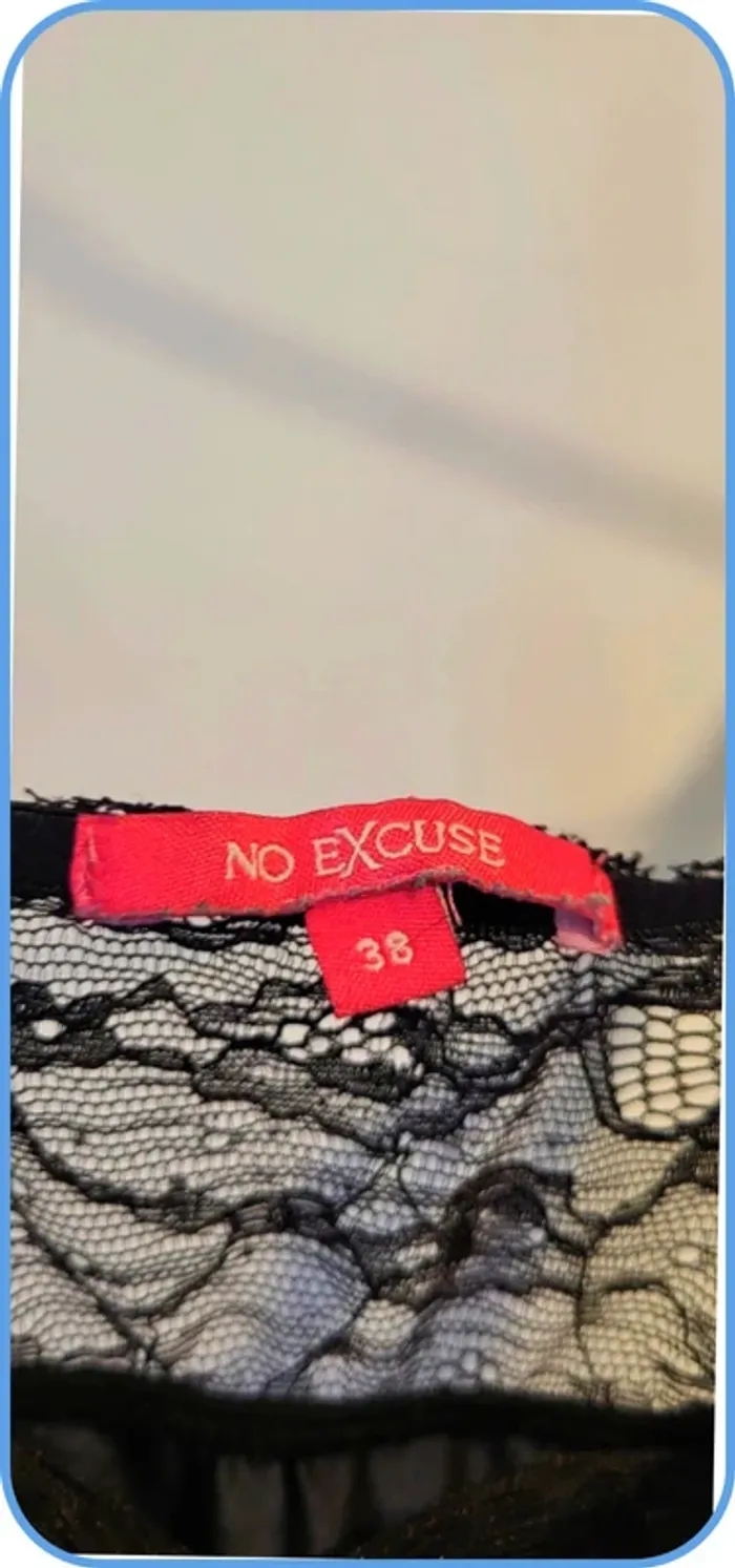 Débardeur de pyjama - Marque No Excuse - Noir - Femme - Taille M - photo numéro 3
