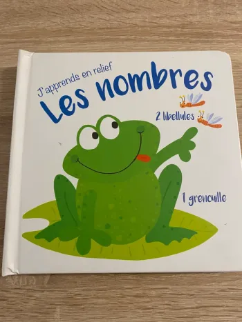 Livré j’apprends en relief - les nombres