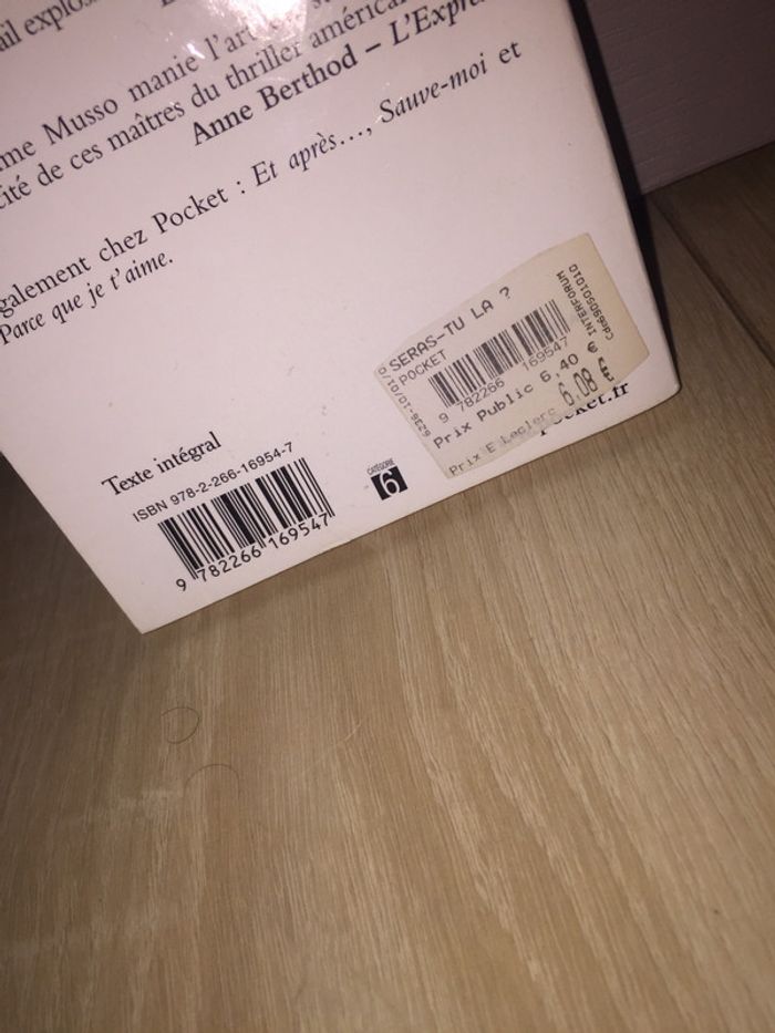 Livre 📕 Seras - tu là Pocket 3euros - photo numéro 5