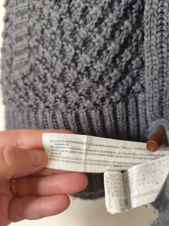 Gilet sans manches avec capuche bien chaud et fourré taille L Zara - photo numéro 10