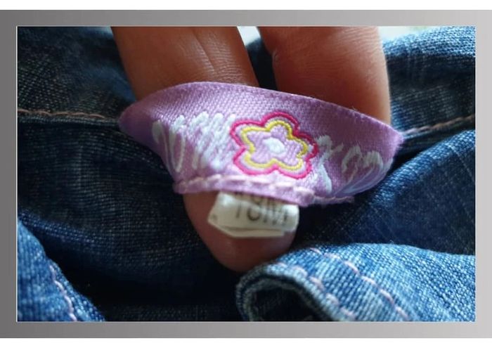 veste en jean bleu fille "soleil" Tom et Kiddy 18 mois - photo numéro 5