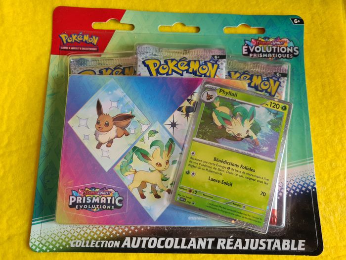 Évolution Prismatique Tripack Pokémon Ev 8.5 Phyllali FR Neuf bien Scellé