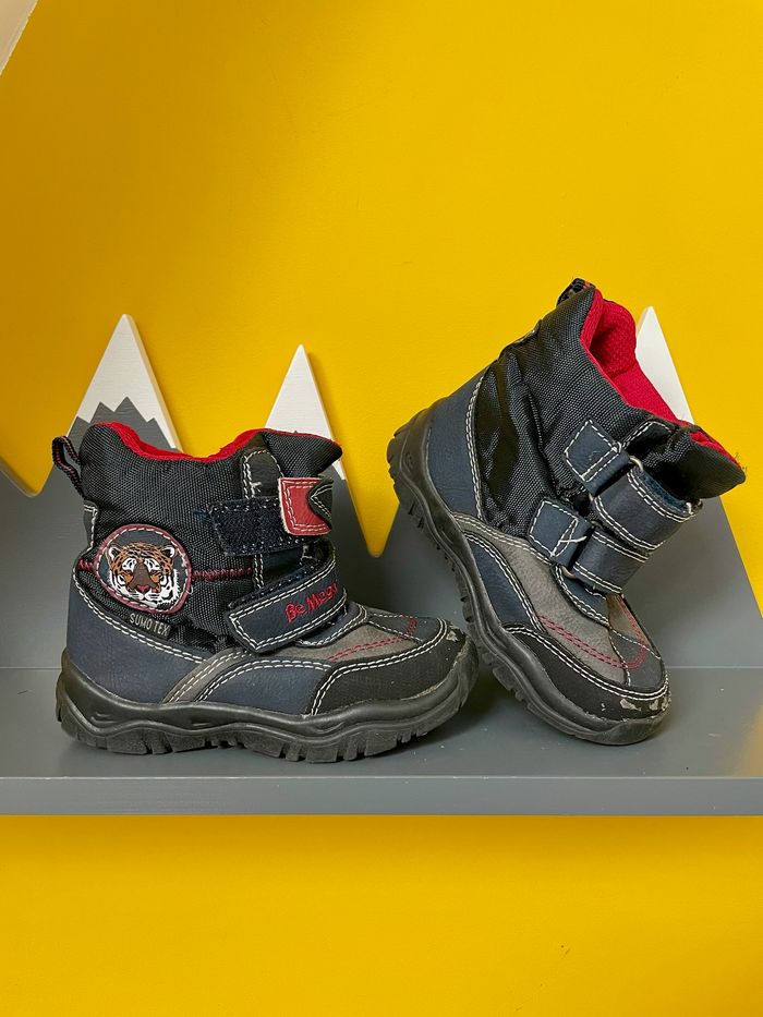 Bottes de neige à scratch intérieur polaire tigre Sumo-Tex taille 24