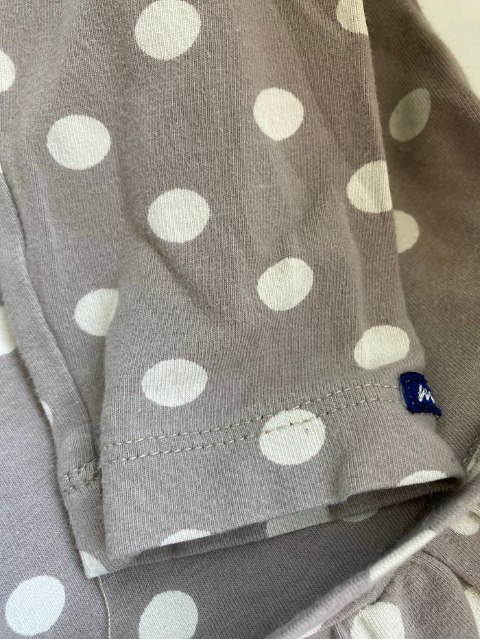 Robe beige à pois Miniman 6 ans - photo numéro 3