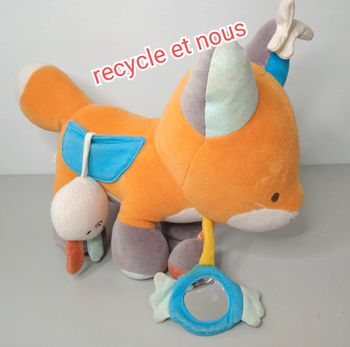 renard peluche d'activités et des découvertes '' nature et decouverte