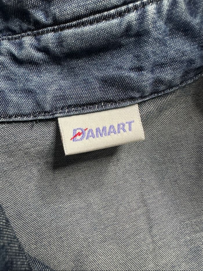 Chemise en jean denim bleu marine Damart T46 3XL - photo numéro 6