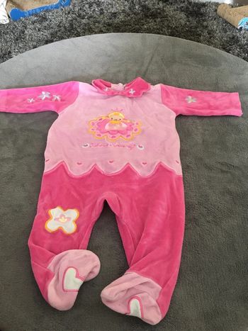 pyjama velours 3 mois