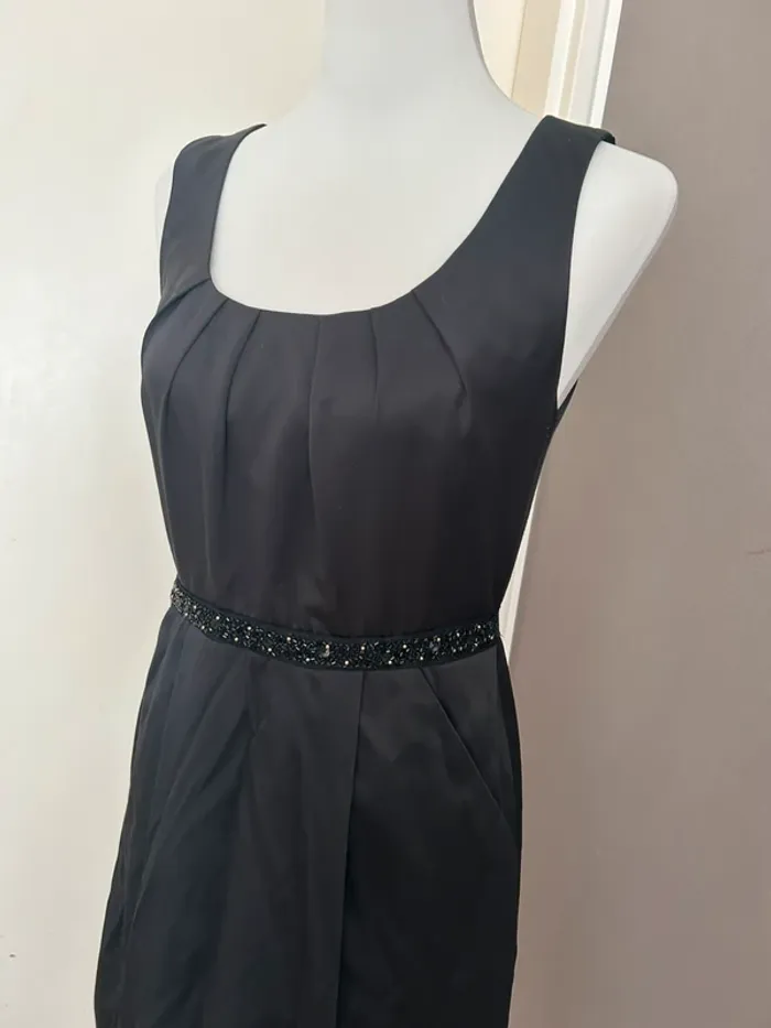 Manoukian, robe noir, satinée femme, taille M/38 - photo numéro 3