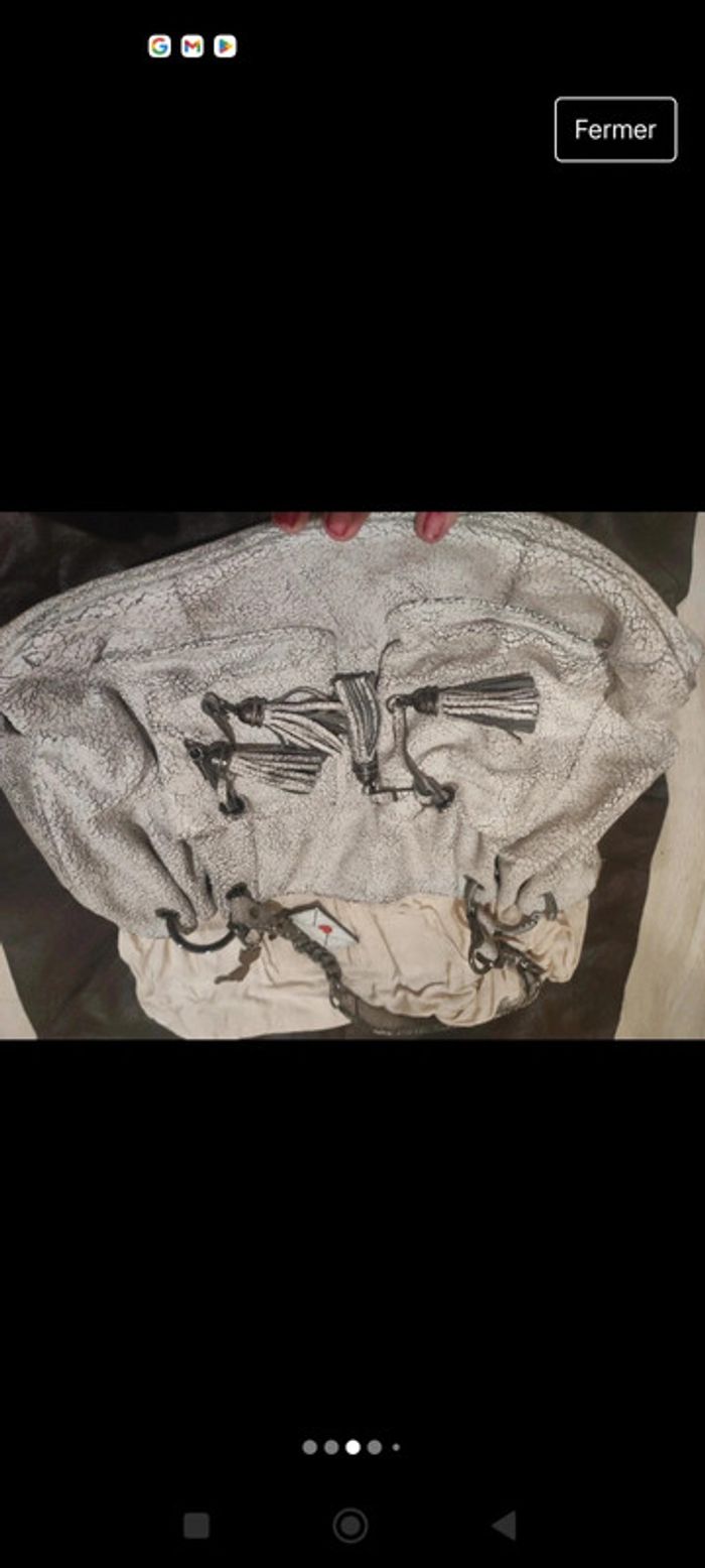 Sac à main en cuir de vachette - photo numéro 3
