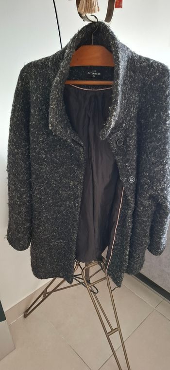 Manteau femme gris