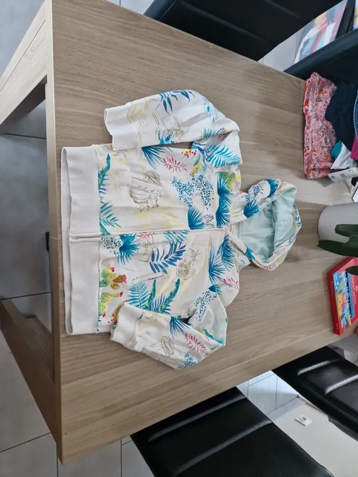 Veste zipee fille