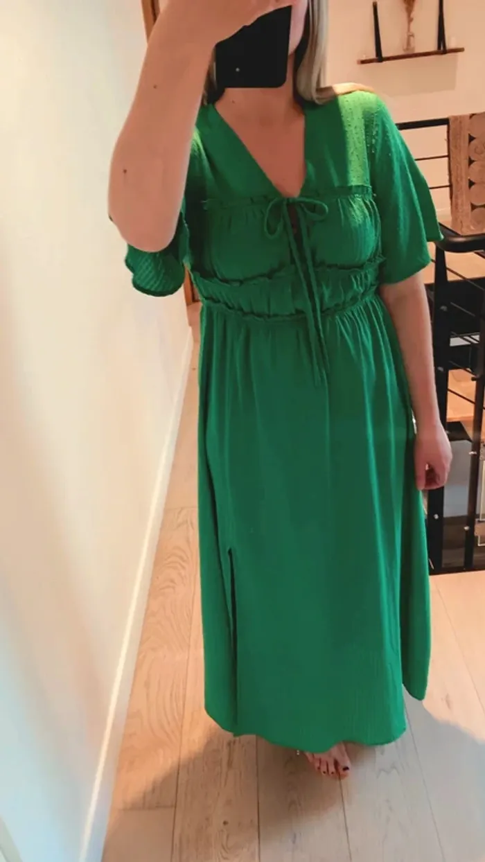Robe longue verte - photo numéro 5