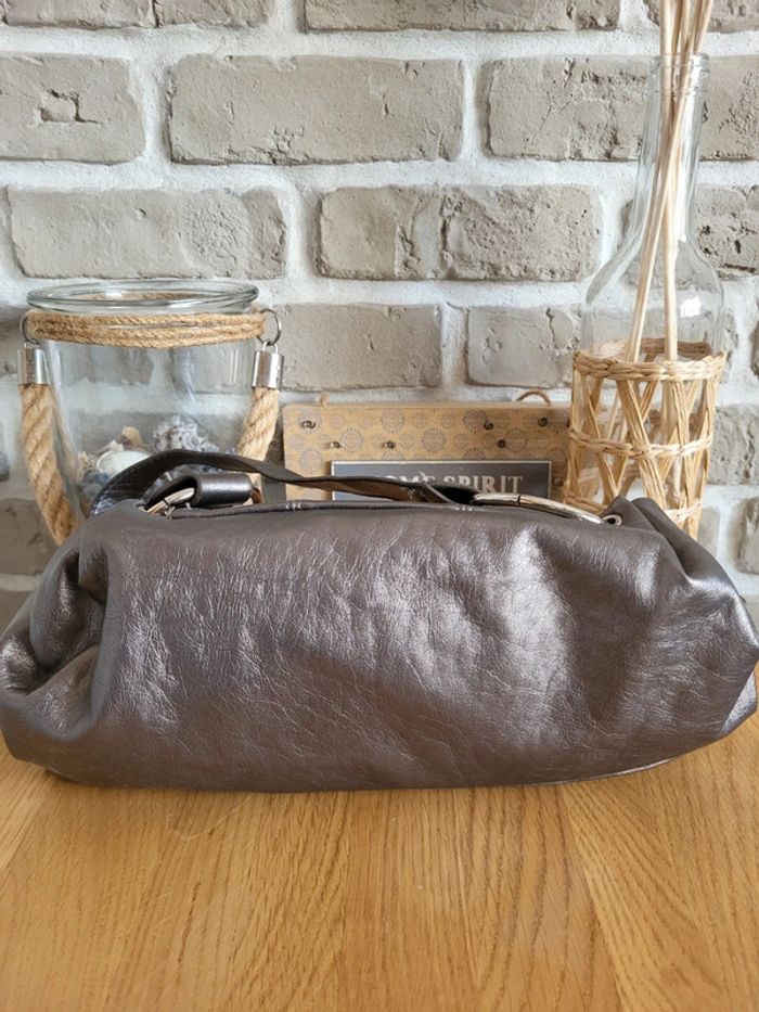 Sac à main Ravel – simili cuir bronze métallisé - photo numéro 6