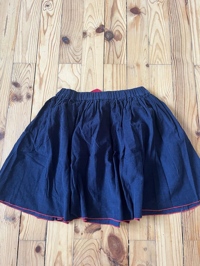 Jupe velours marine Petit Bateau 10 ans - photo numéro 3