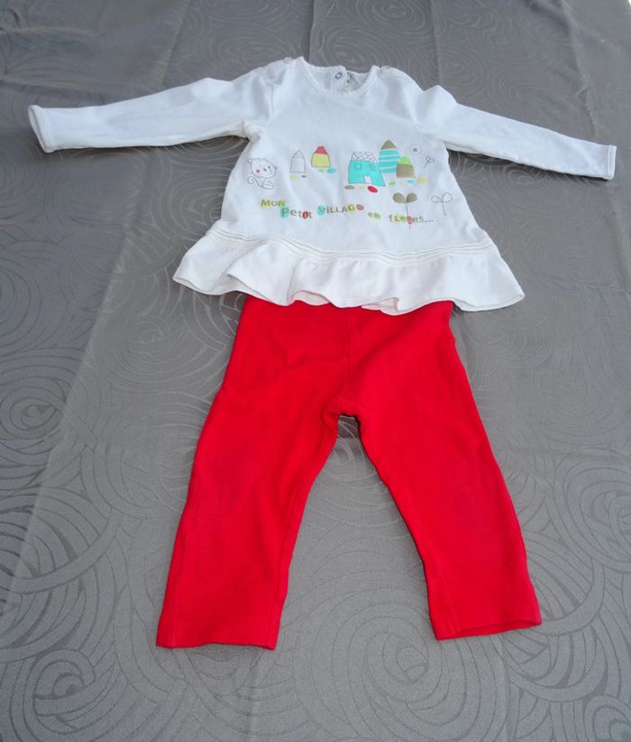 Ensemble legging 12 mois