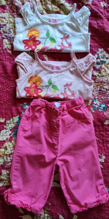 Lot 3 vêtements été 18 mois