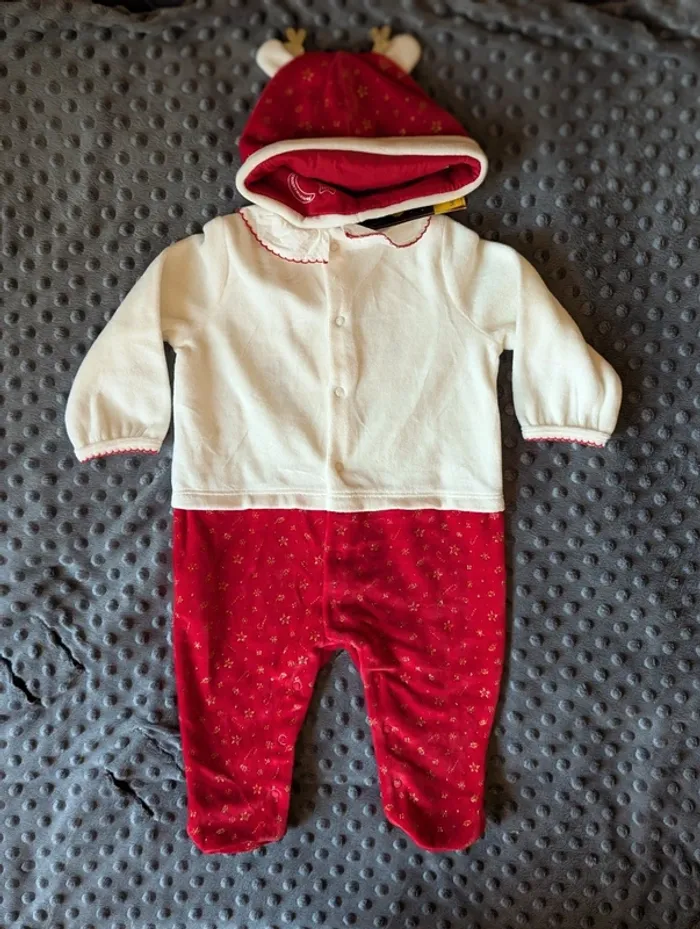 Pyjama de Noël Sergent Major 6 mois – Neuf avec étiquette + bonnet - photo numéro 8