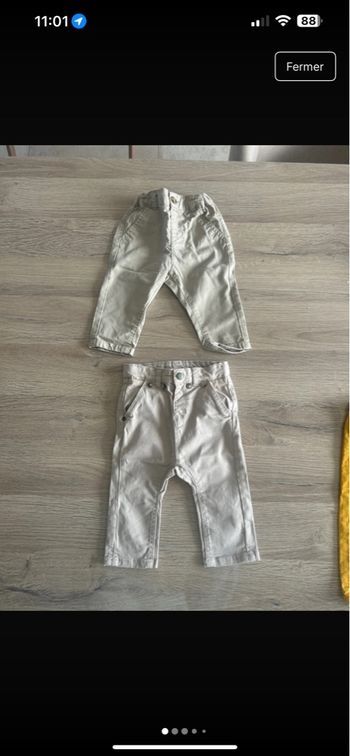 Lot de 2 pantalons chino