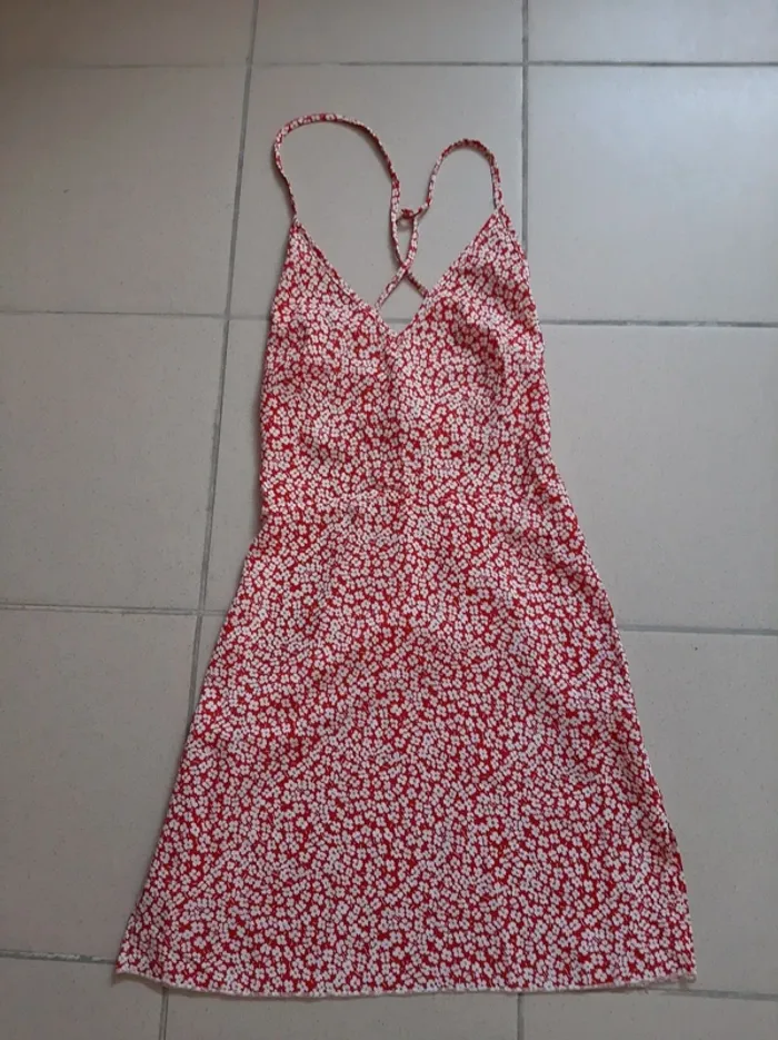 Robe rouge été taille xs