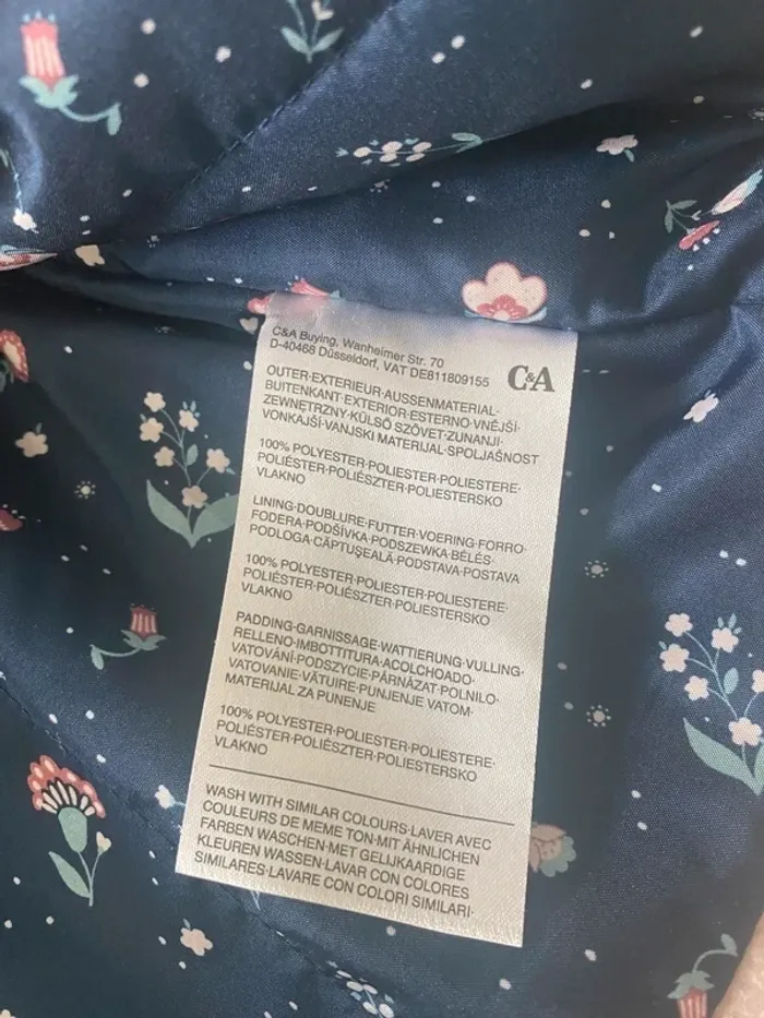 Manteau Rose – C&A – Taille 104 (3-4 ans) - photo numéro 4