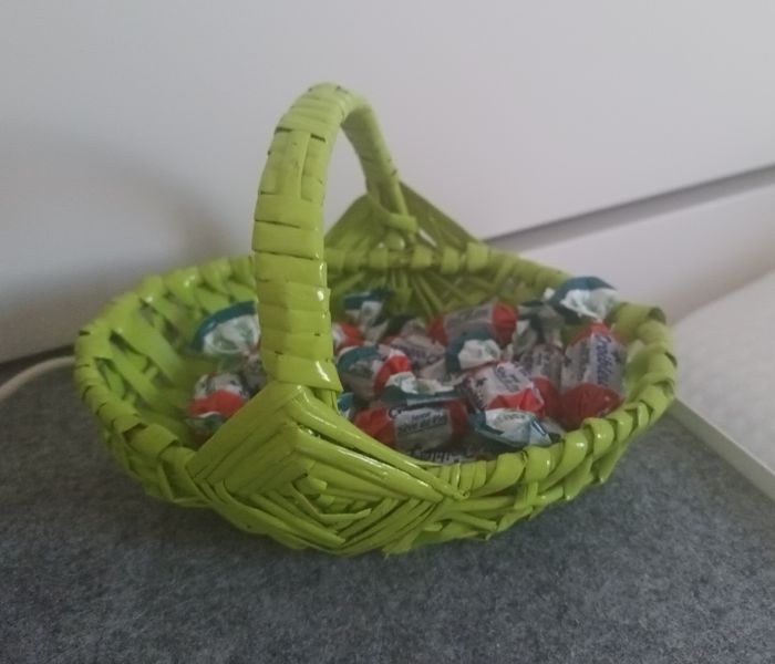 Petit panier vert - photo numéro 2