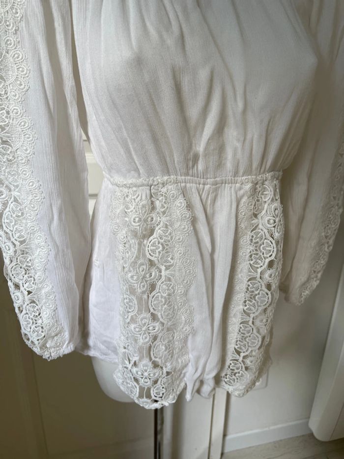 Combinaison short en dentelle - photo numéro 5