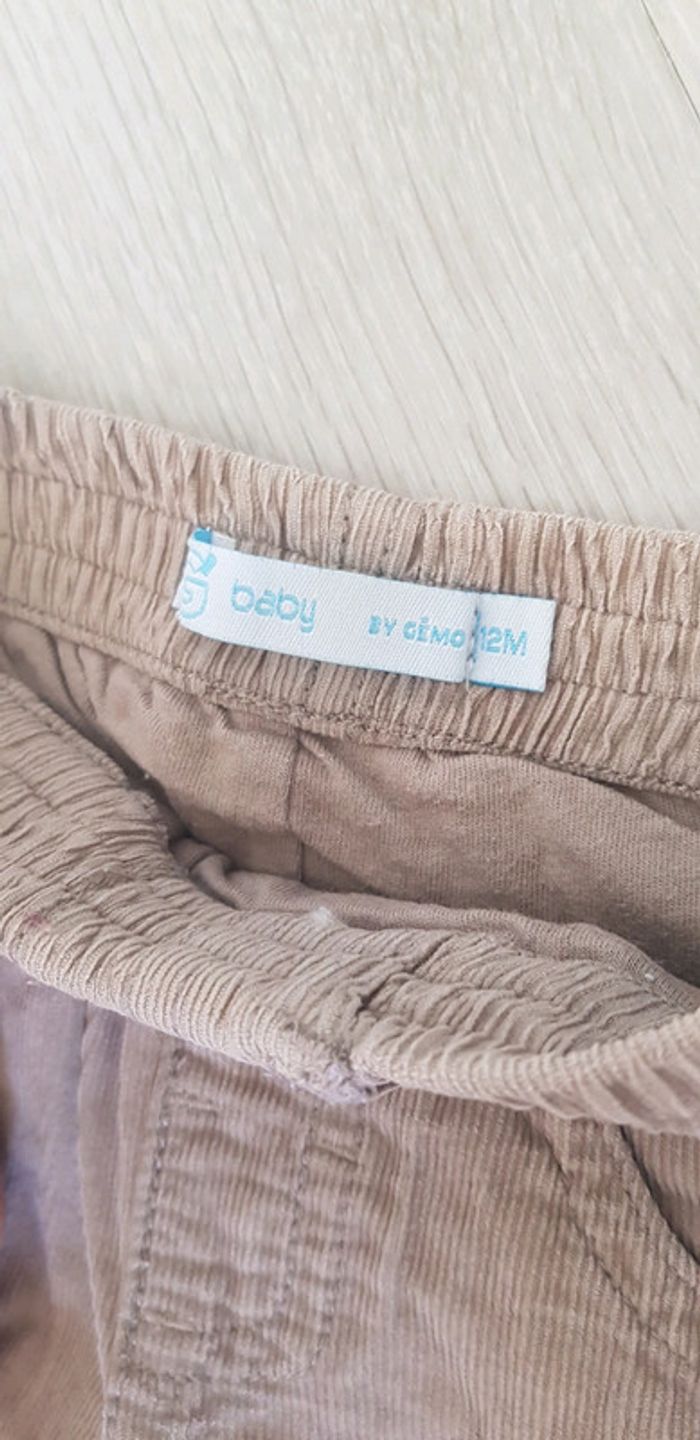 Pantalon velours 12 mois - photo numéro 4