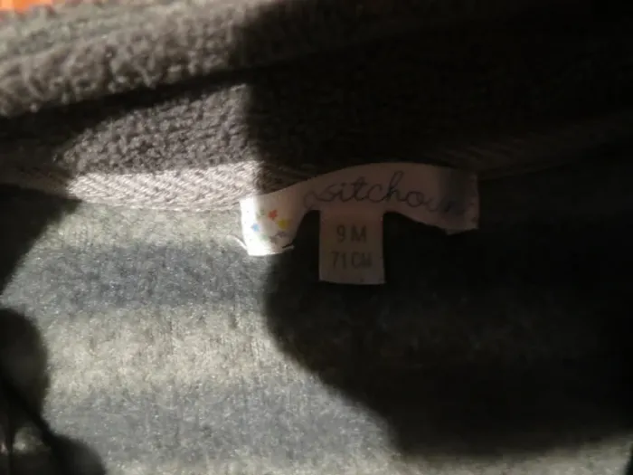 Gilet a zippé taille 9 mois garçon - photo numéro 4
