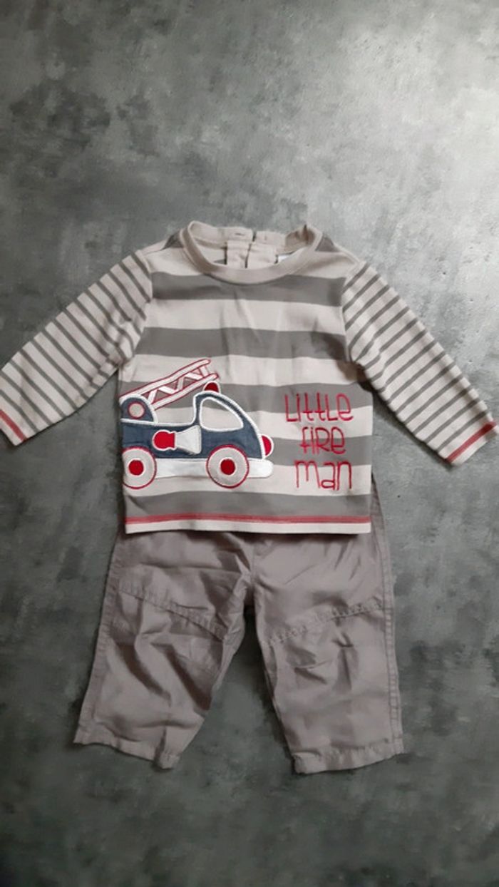 Ensemble pull et pantalon garçon