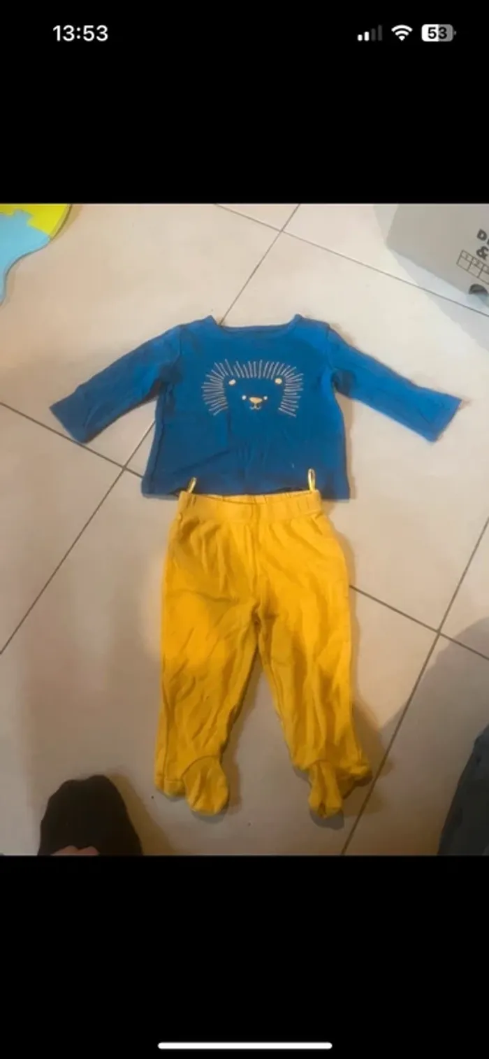 Ensemble de pyjama marque in extenso 6 mois