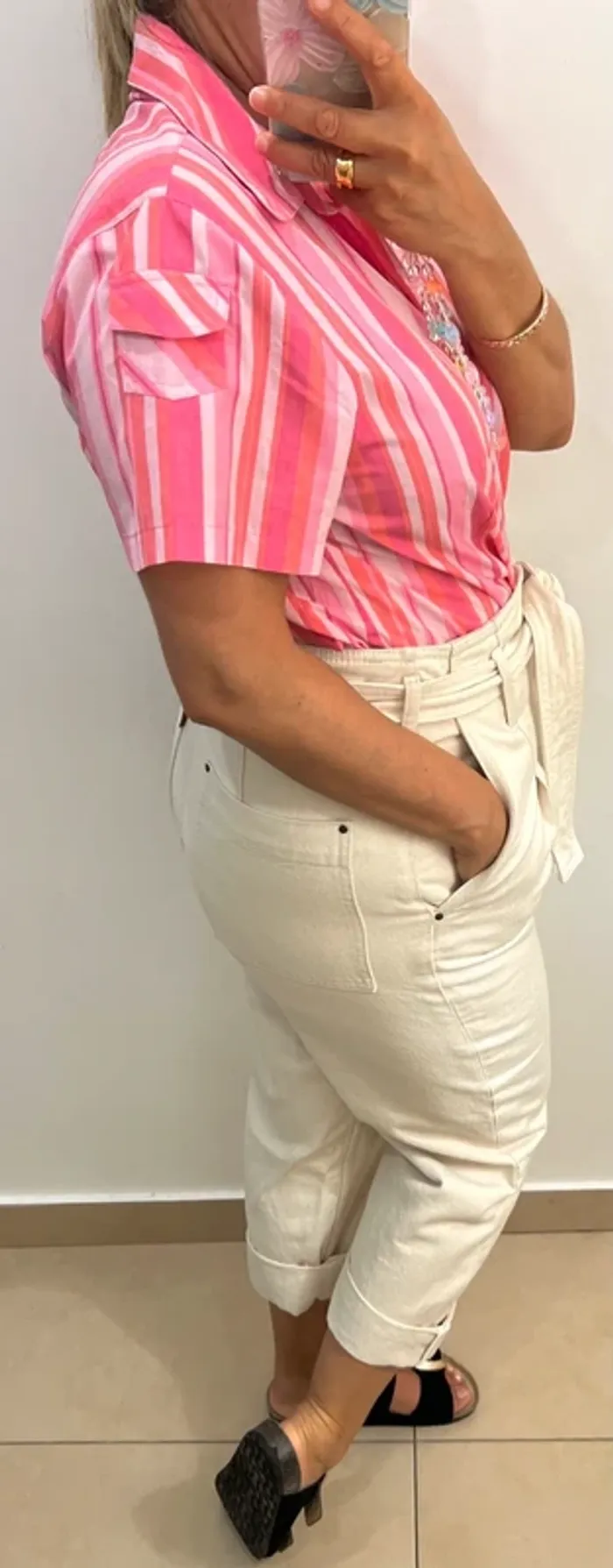Chemise rayée Taille 44 - photo numéro 5