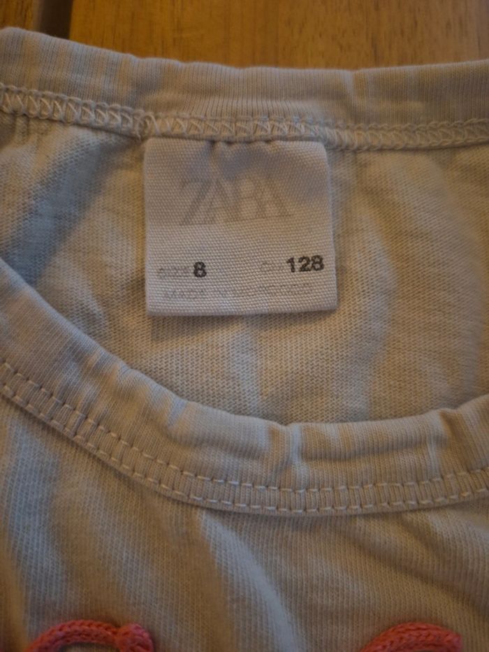 T-shirt Zara kids 8ans - photo numéro 3