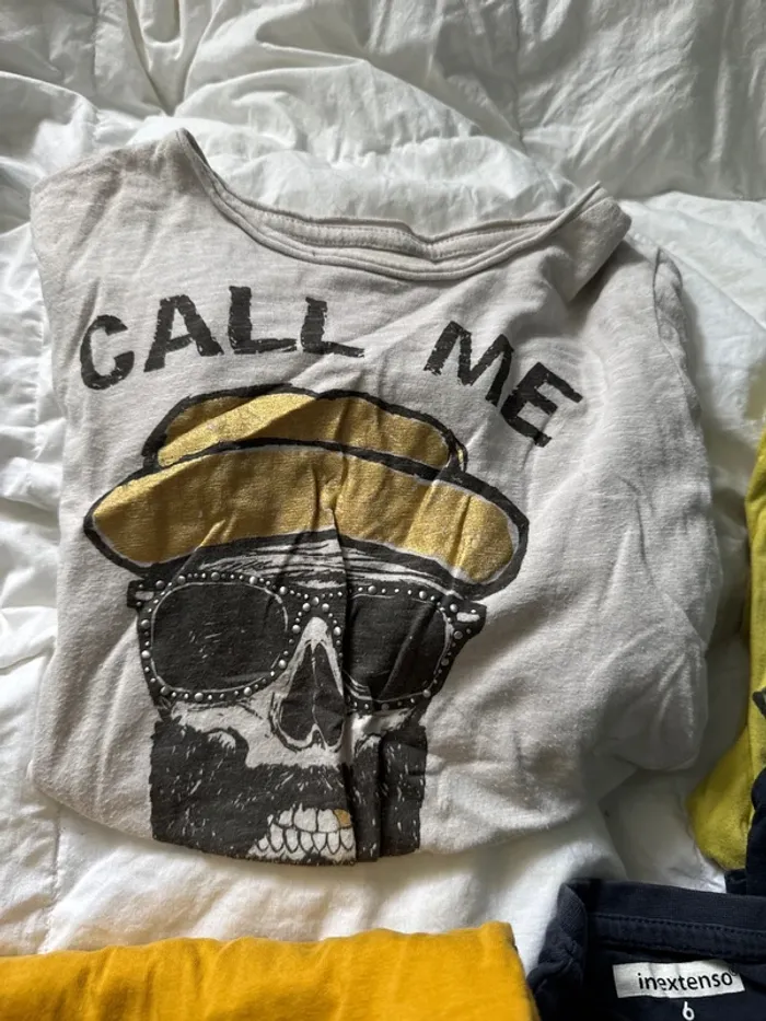 Lot 9 tee shirt manches longues 6 ans - photo numéro 3