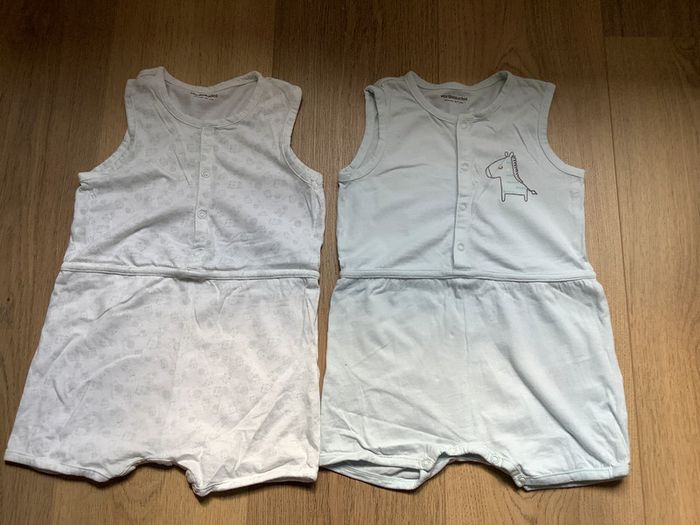 Lot 2 pyjamas été vert baudet