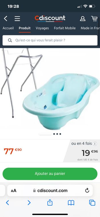 Baignoire bébé