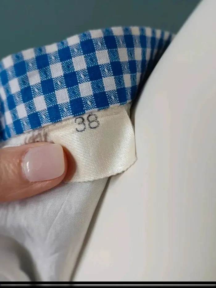 Jupe vintage vichy 36 - photo numéro 9