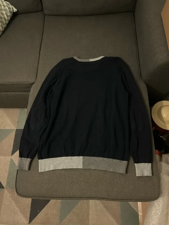 Pull col rond homme Eden Park, taille L - photo numéro 4