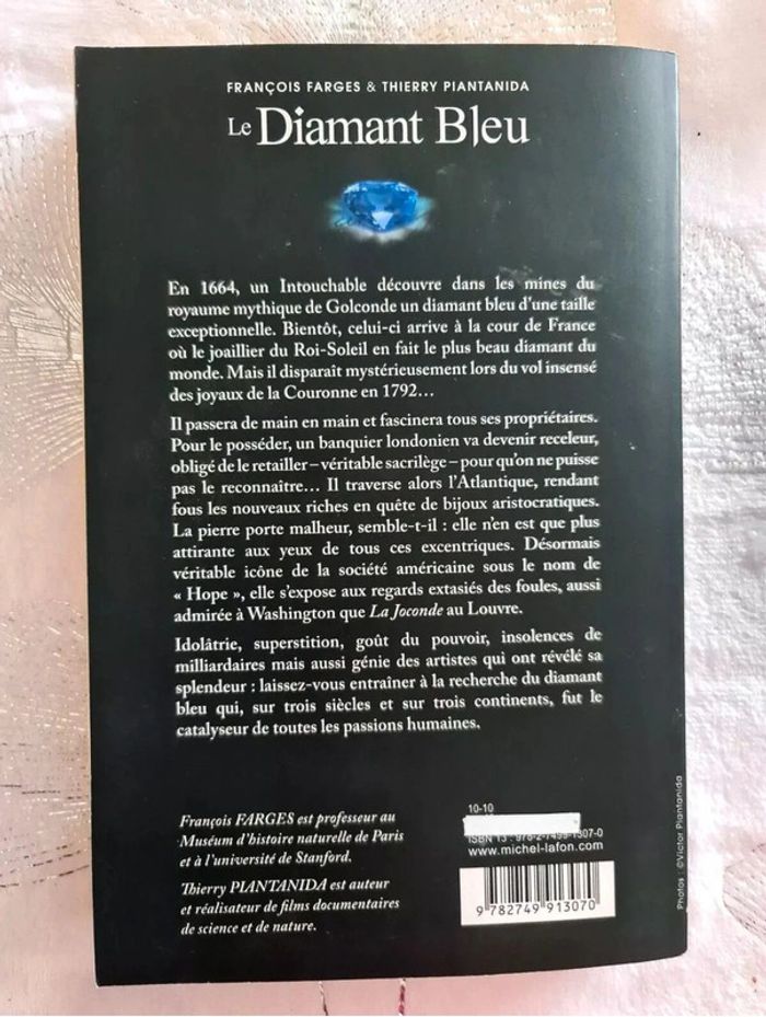 Livre le diamant bleu - photo numéro 2