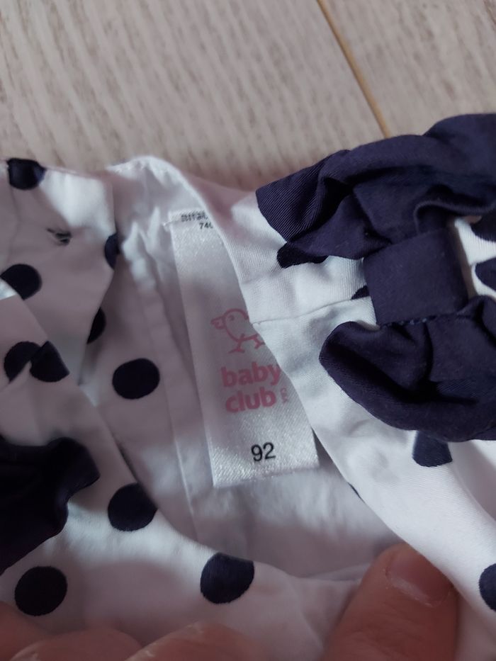 Robe à pois bleu marine - photo numéro 4