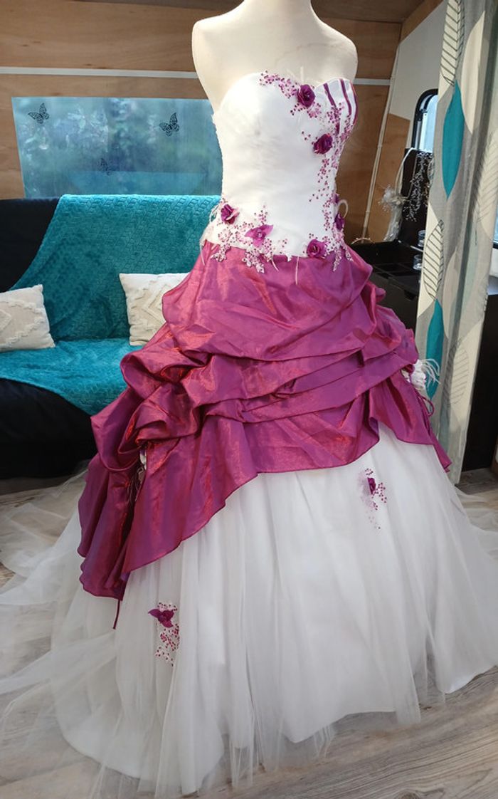 robe de mariée taille 34/36 - photo numéro 9