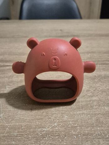Gant de dentition en silicone 🐻