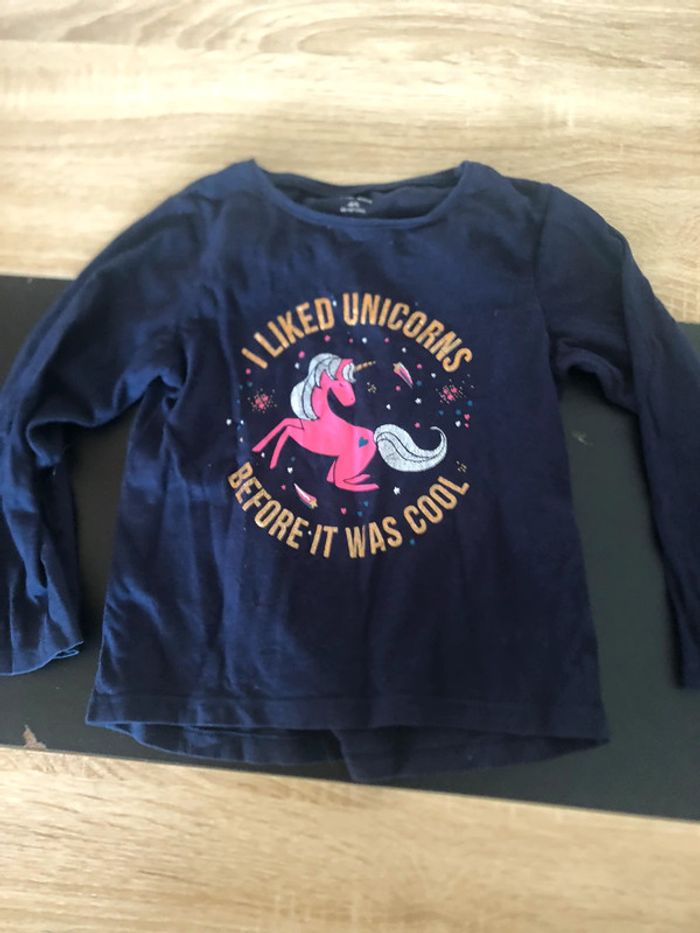 Lots tee-shirts fille 4 ans - photo numéro 8