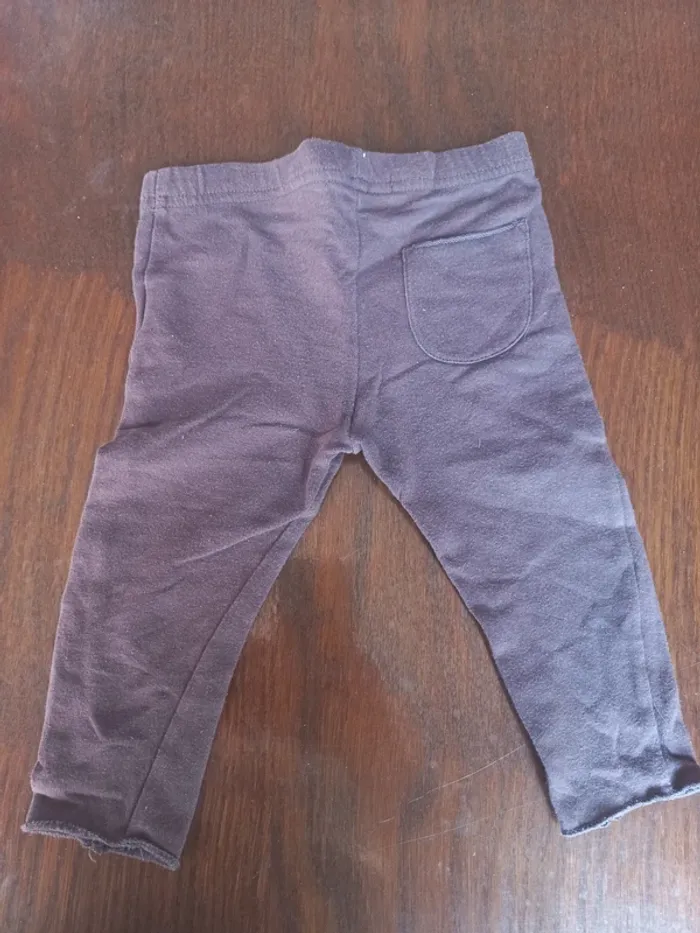 Legging mauve dpam 12mois 74cm - photo numéro 2