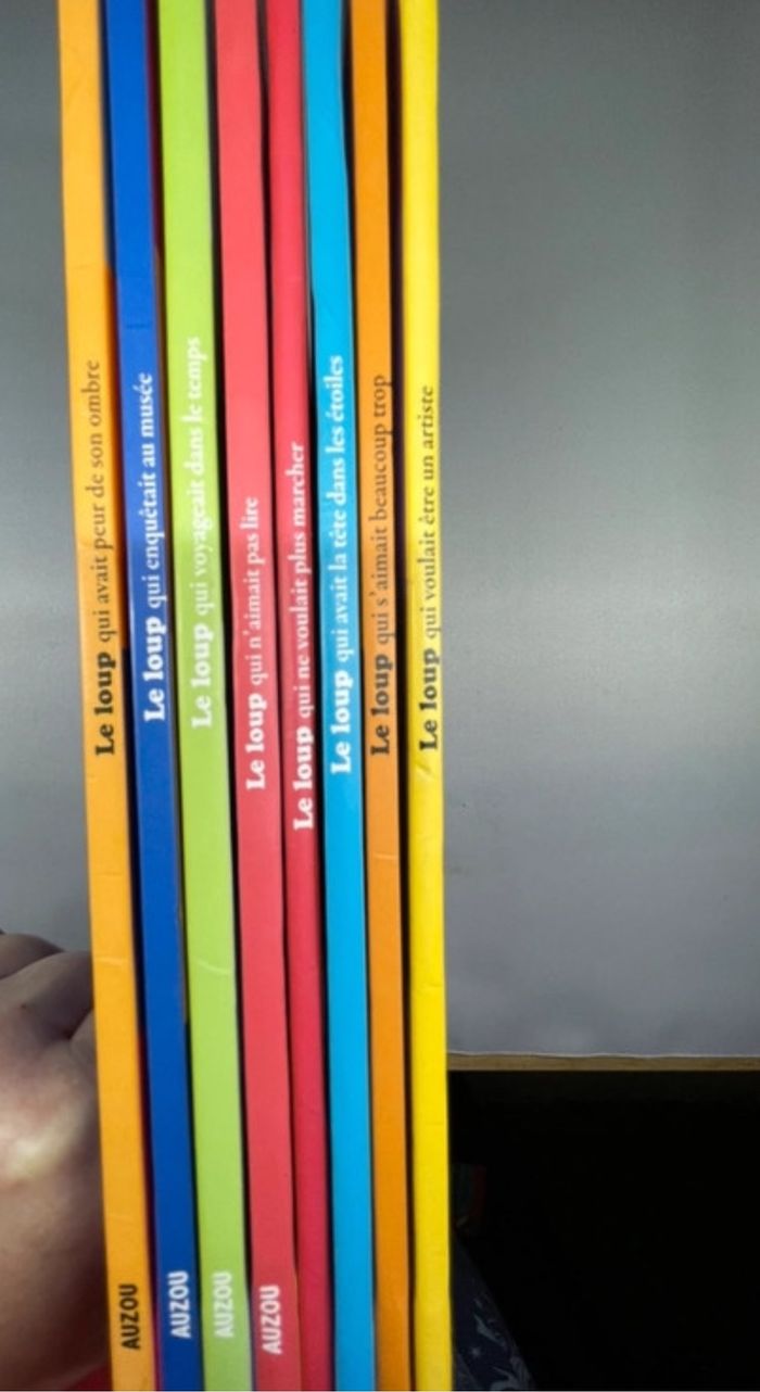 Lot 8 livres le loup Auzou qui 🐺 - photo numéro 2
