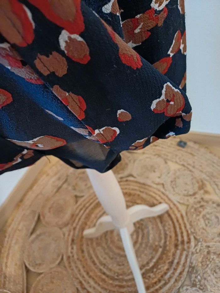 Jupe noire à imprimé Léopard Akoz de toi taille M 38 - photo numéro 5