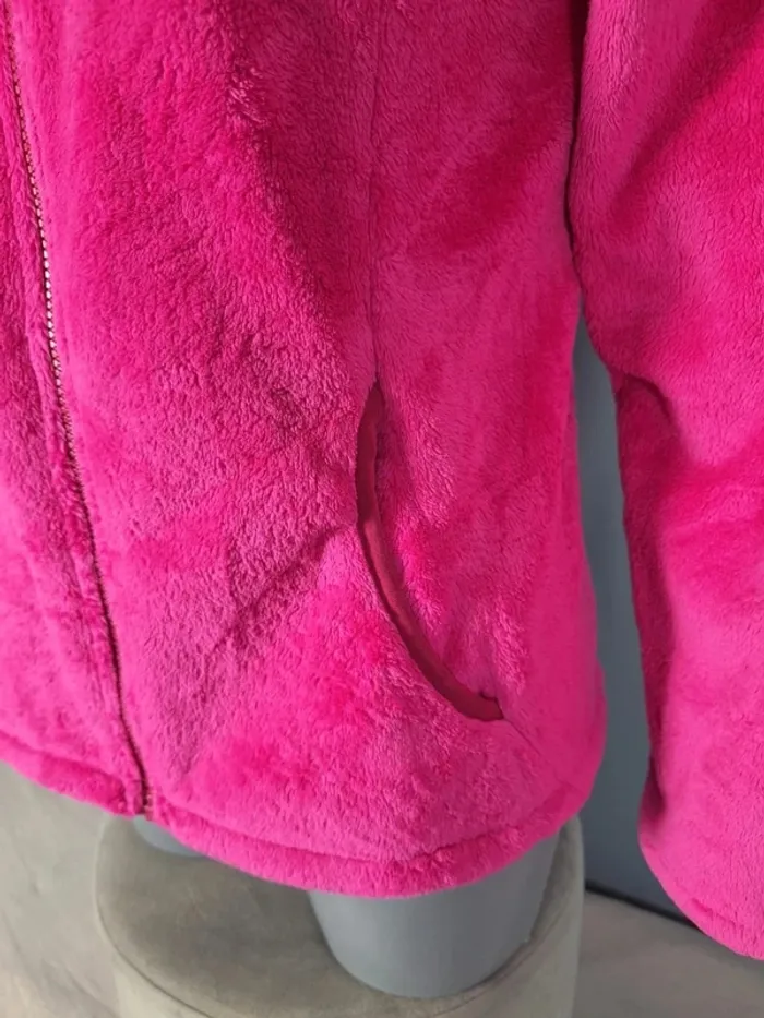 Veste polaire The North Face fille XL – Rose & bordeaux – à capuche (613) - photo numéro 5